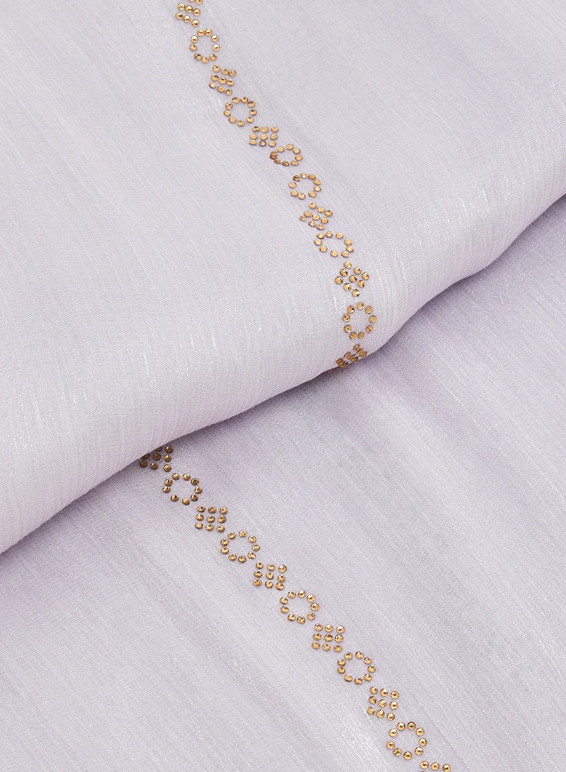 Khizana Embellished Rhinestone Gold Detail Modest Hijab Headscarf